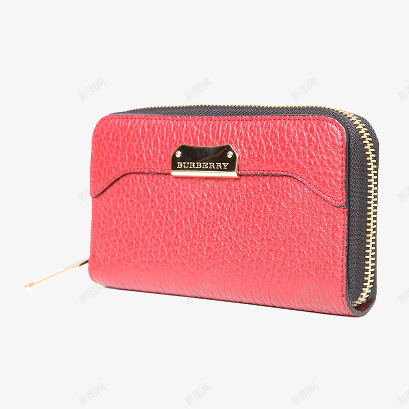 博柏利女款钱包png免抠素材_新图网 https://ixintu.com BURBERRY 产品实物 女士拉链钱包 女士钱夹