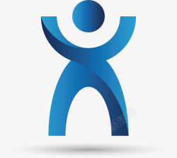 雕塑logo立体的户外运动logo图标高清图片