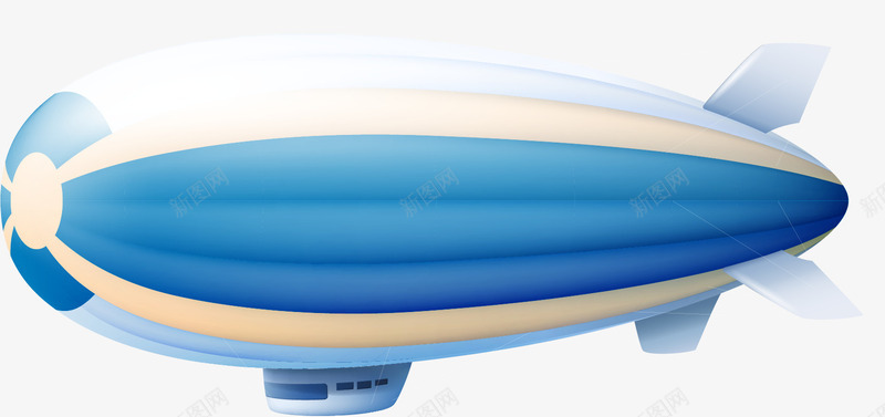 漂浮热气球png免抠素材_新图网 https://ixintu.com 创意 天空 悬浮 拟物化 热气球 蓝色