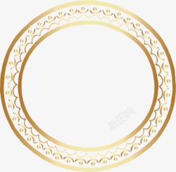 金色圆环片素材
