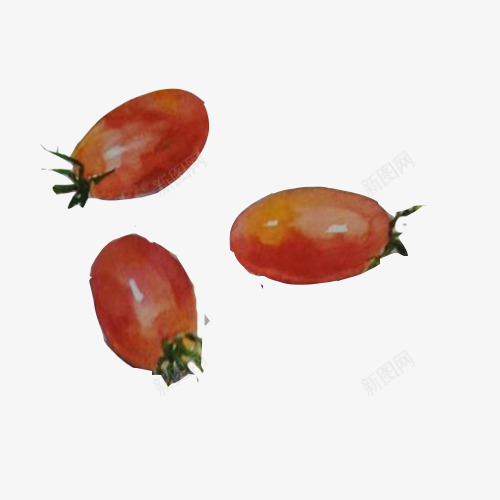 小番茄手绘png免抠素材_新图网 https://ixintu.com 圣女果 小番茄 水果 红色 维生素