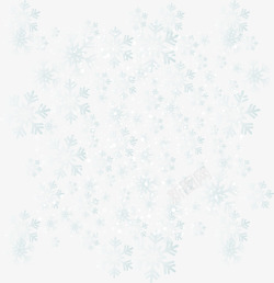 密集雪花冬季美丽蓝色雪花高清图片