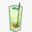莫吉托图标png_新图网 https://ixintu.com cocktail drink mojito 喝 莫吉托 鸡尾酒