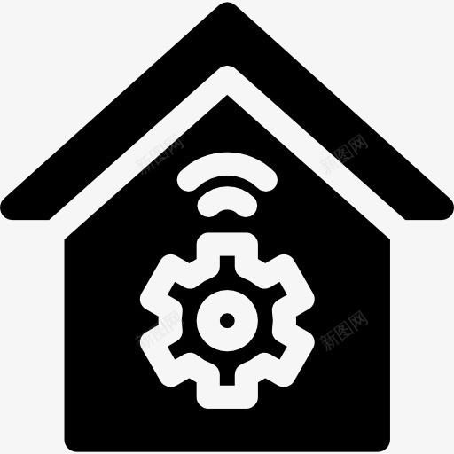智能家居图标png_新图网 https://ixintu.com 建筑物 房地产 房屋 智能家居 科技 设置 调整