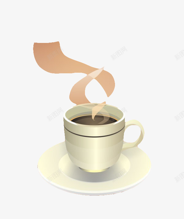 咖啡冒气图标png_新图网 https://ixintu.com 咖啡 咖啡图标 饮品