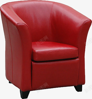 红色沙发椅png免抠素材_新图网 https://ixintu.com 座椅 椅子 欧式家具