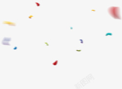 漂浮花瓣透明素材