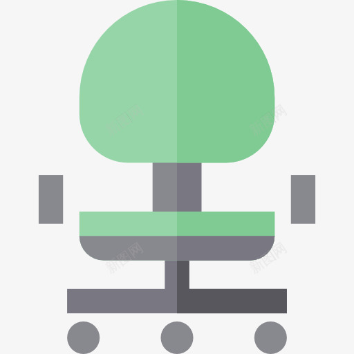 椅子图标png_新图网 https://ixintu.com 办公室椅子 器皿 家具和家居 工具 座位舒适 舒适的办公椅