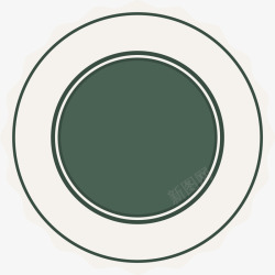 斑斓圆圈绿色简约圆圈高清图片