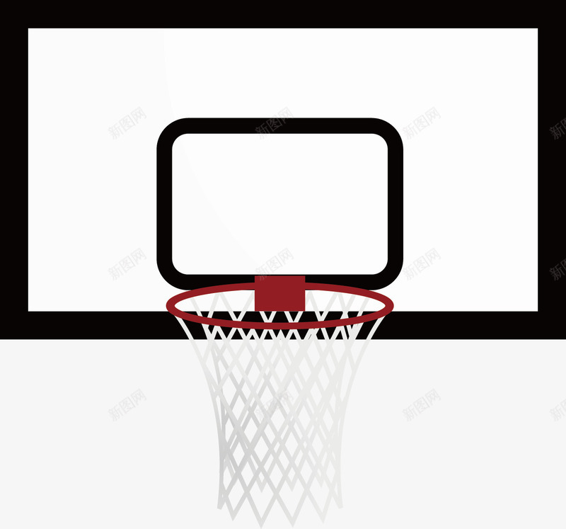 篮球板装饰矢量图图标ai_新图网 https://ixintu.com 篮球板 篮球板矢量 装饰 装饰矢量 矢量图