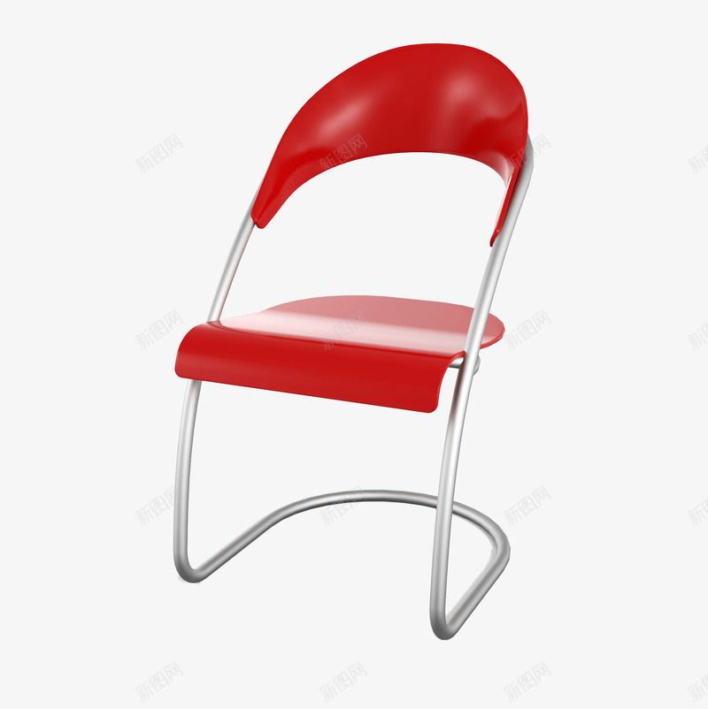 红色塑料靠背金属椅子png免抠素材_新图网 https://ixintu.com 坐椅 塑料椅 家具 椅子 红色 金属 金属椅 铁艺椅子 靠背椅