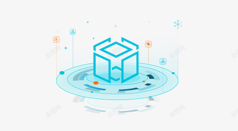 蓝色科技活动图标png_新图网 https://ixintu.com 图标 活动 科技 蓝色