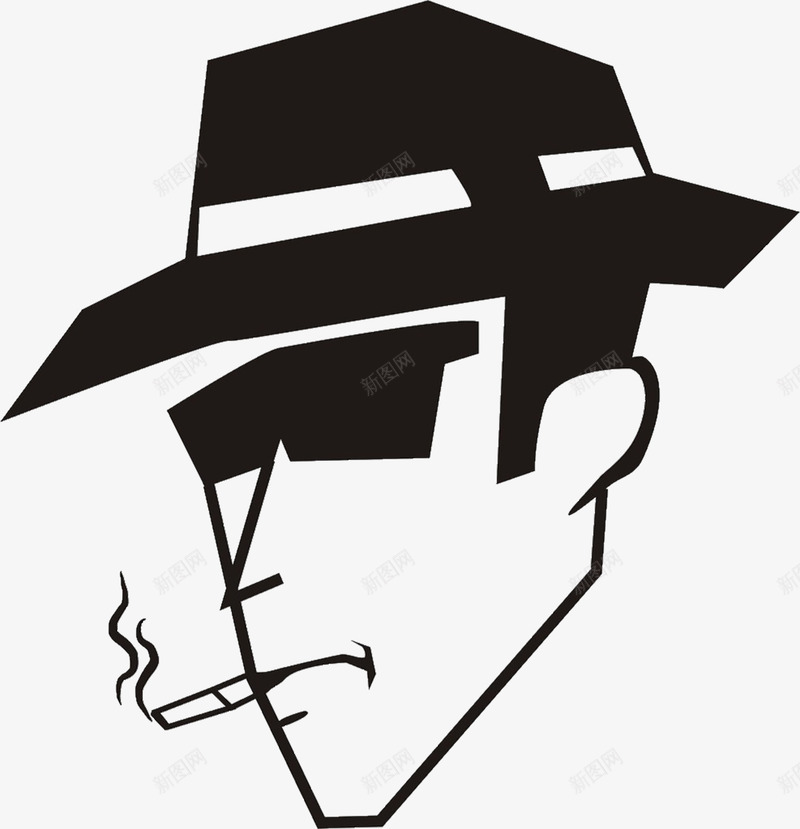 抽烟的男人png免抠素材_新图网 https://ixintu.com 卡通的 手绘的 抽烟的 抽烟的男人 棕色 男人 矢量的 绅士 装饰