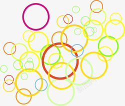 组合光圈彩色圆圈圆环高清图片