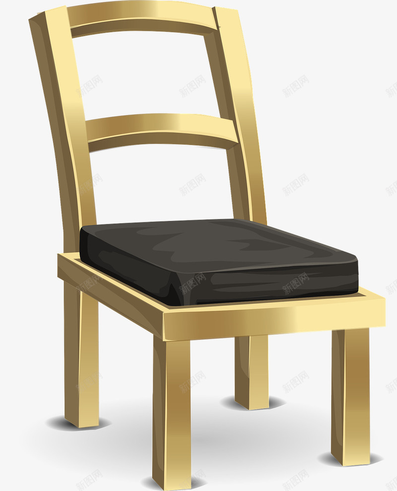 实用小椅子png免抠素材_新图网 https://ixintu.com 室内 家具 家居 家居场景 装修 设计