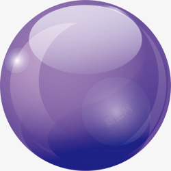 飘浮小球光感小球装饰蓝色条纹小球高清图片