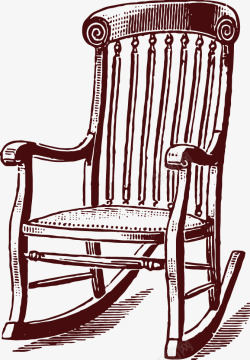 素描明清朝代椅子矢量图素材