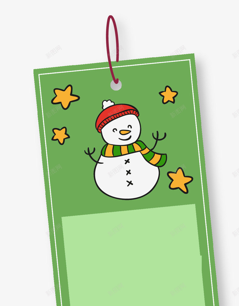 雪人悬挂标签png免抠素材_新图网 https://ixintu.com 圣诞 圣诞标签 圣诞节 悬挂标签 雪人