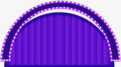 紫色流云布背景舞台高清图片