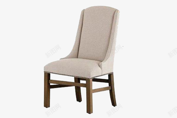 家用书房书桌椅png免抠素材_新图网 https://ixintu.com 书桌椅 产品实物 办公椅 椅子 白色靠背椅