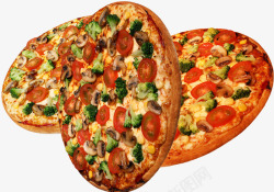 年夜饭蔬菜披萨素材