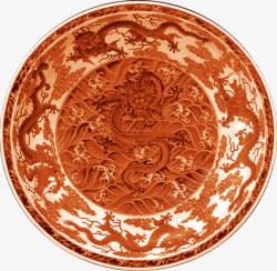 春节古典元素造型圆盘素材