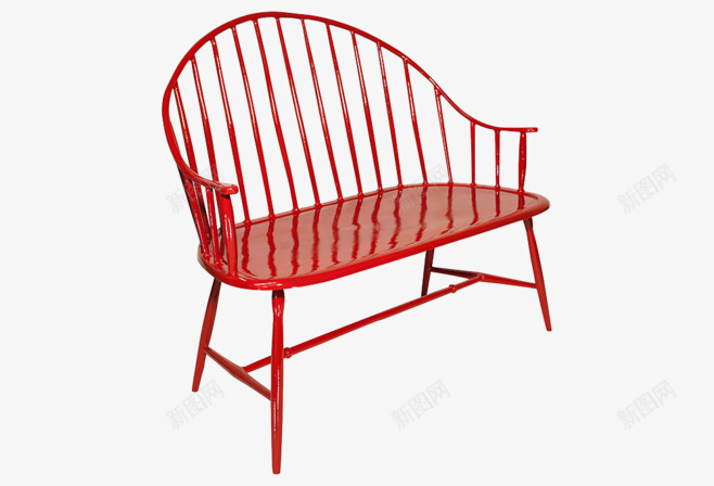 红色北欧风格椅子png免抠素材_新图网 https://ixintu.com 家居装饰 椅子 红色