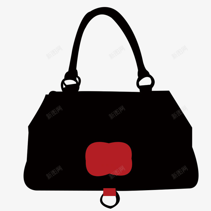 女士包包图标png_新图网 https://ixintu.com png图形 png装饰 包包 卡通 装饰 黑色