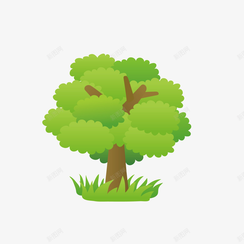 茂盛绿树png免抠素材_新图网 https://ixintu.com 植物 环境 生态 绿色 风采展示