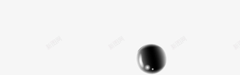 黑色泡泡冬季装饰png免抠素材_新图网 https://ixintu.com 冬季 泡泡 装饰 黑色
