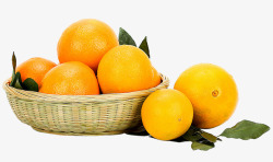 一篮橙子新鲜橙子高清图片