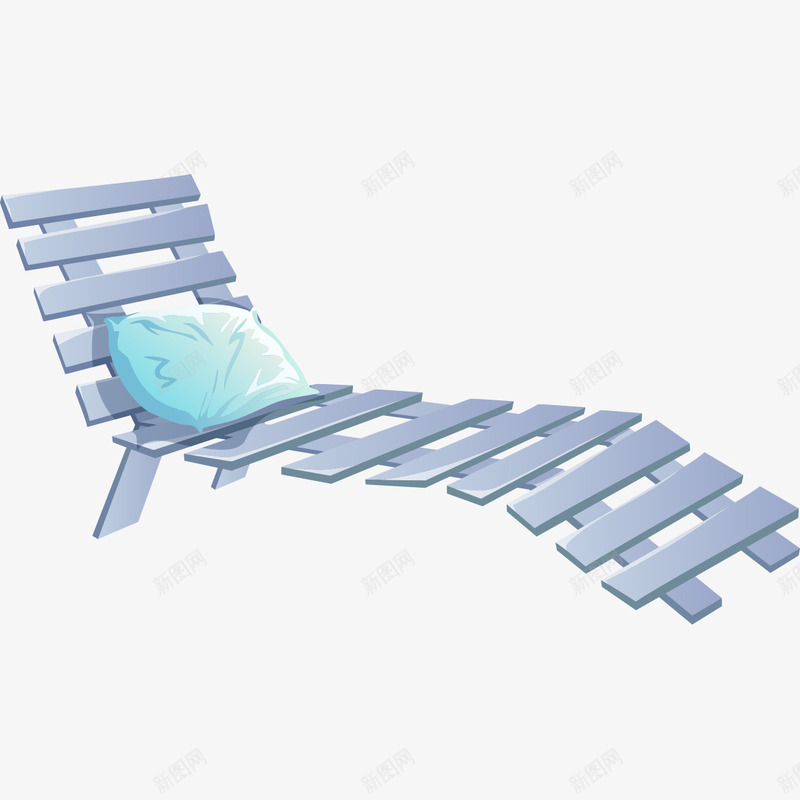 休息长椅png免抠素材_新图网 https://ixintu.com 休息 休息长椅 椅子 椅子素材 躺椅