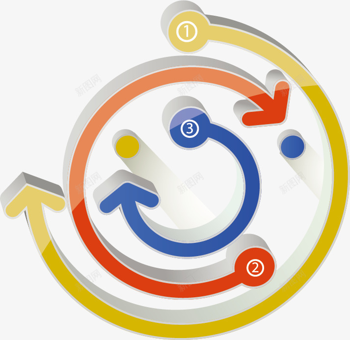 箭头图表png免抠素材_新图网 https://ixintu.com ppt 图表 步骤 流程 顺序