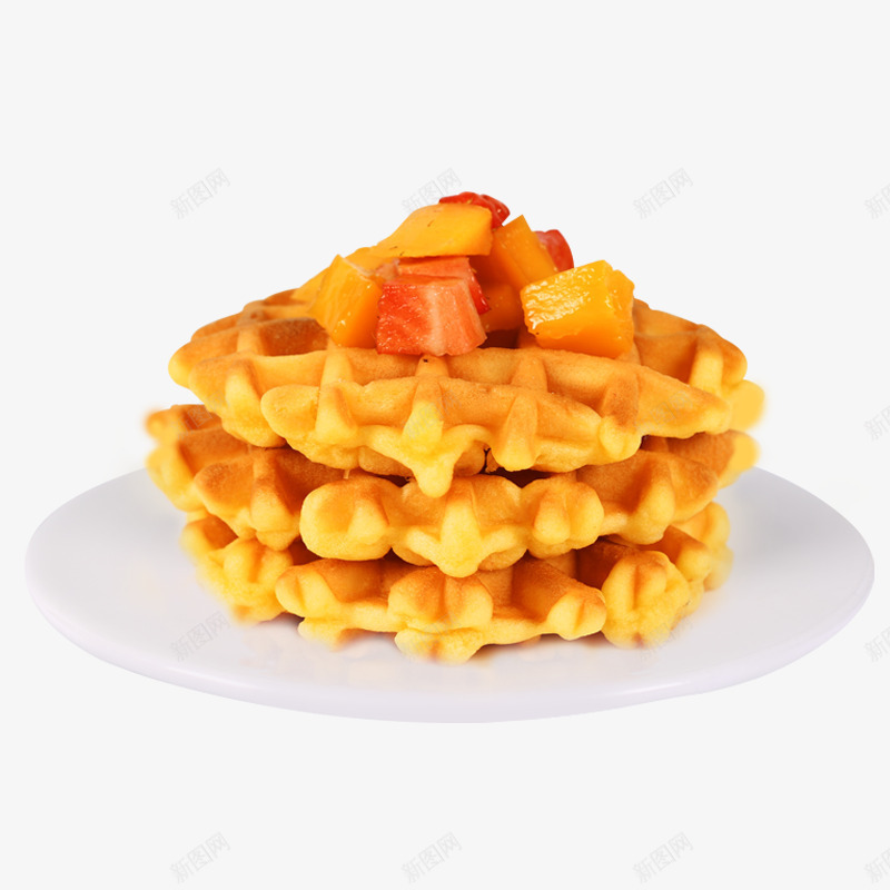 美味华夫饼png免抠素材_新图网 https://ixintu.com waffle 华夫饼 实拍 水果 草莓