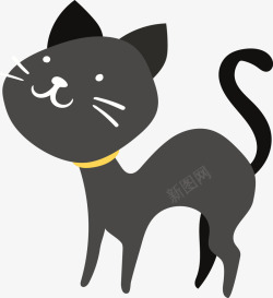 猫家卡通手绘插画猫咪绘图矢量图高清图片