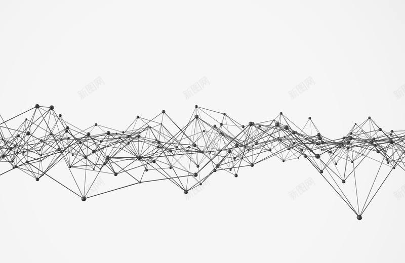 黑色立体科技网格线条png免抠素材_新图网 https://ixintu.com 未来 科幻 科技 立体 线条 网格 黑色