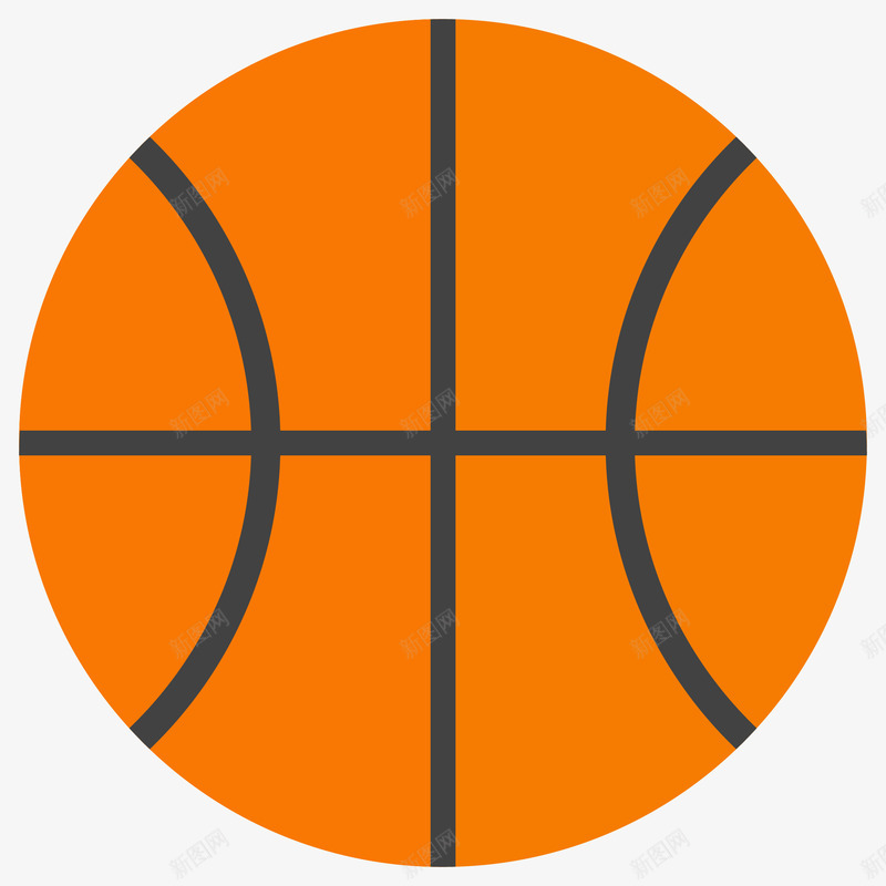篮球图标矢量图ai_新图网 https://ixintu.com 体育用品 学校 开学 矢量图 篮球 篮球俱乐部 篮球图标免抠PNG 篮球贴纸