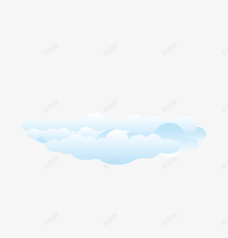 卡通云朵漂浮png免抠素材_新图网 https://ixintu.com 云朵免抠 云朵矢量图 卡通云朵 漂浮云朵 白云 白色云朵