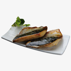 石锅碳烤鳕鱼碳烤银鳕鱼高清图片