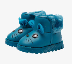 冬款童鞋可爱的儿童鞋子高清图片