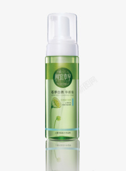 绿色瓶装相宜本草自然护肤品高清图片