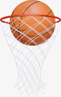 篮球网和篮球素材