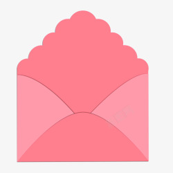 粉色漂亮信封素材