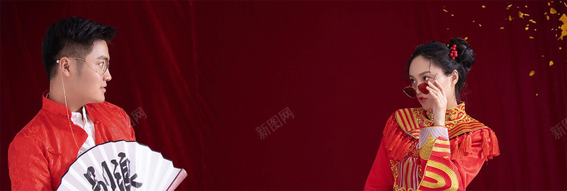 中式婚纱摄影背景psd免抠素材_新图网 https://ixintu.com 中国风 中式 婚纱摄影 背景