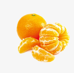 剥开的橘子剥开皮的橘子高清图片
