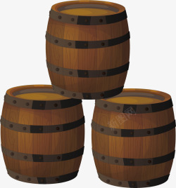 木质酒桶素材