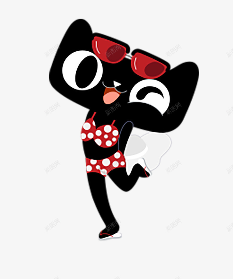 在跳舞的天猫形象LOGO标图标png_新图网 https://ixintu.com LOGO 免抠图 双11 双12 双十一 双十二 在跳舞的天猫形象设计LOGO标志免抠图免费下载 天猫 形象设计 标志 跳舞的天猫 黑猫logo