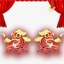 春节海报装饰背景素材
