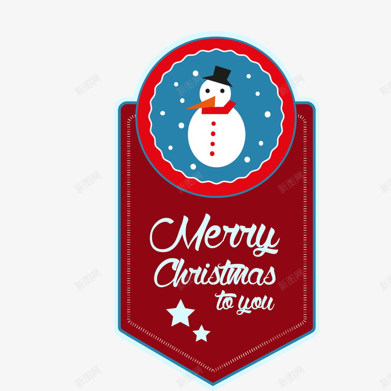 红色系圣诞标签png免抠素材_新图网 https://ixintu.com 红色圣诞标签免费png下载 红色异形圣诞标签矢量图 红色标签 雪人标签