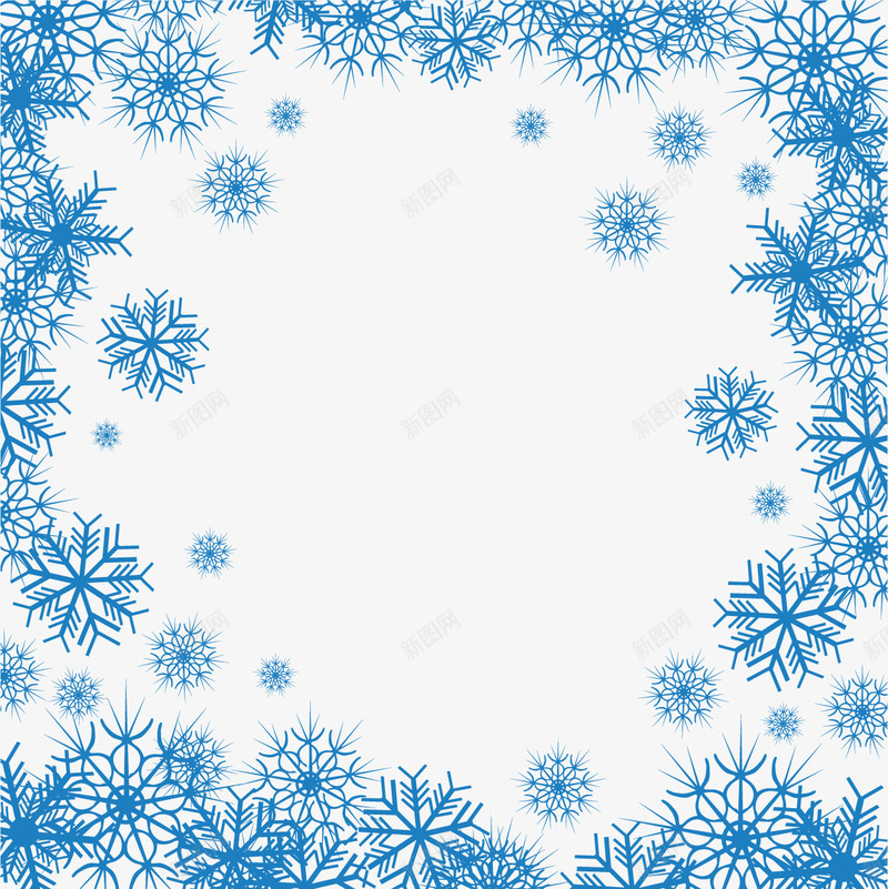 蓝色雪花大雪png免抠素材_新图网 https://ixintu.com png大雪 下大雪 大雪素材 矢量大雪 矢量大雪素材 蓝色雪花